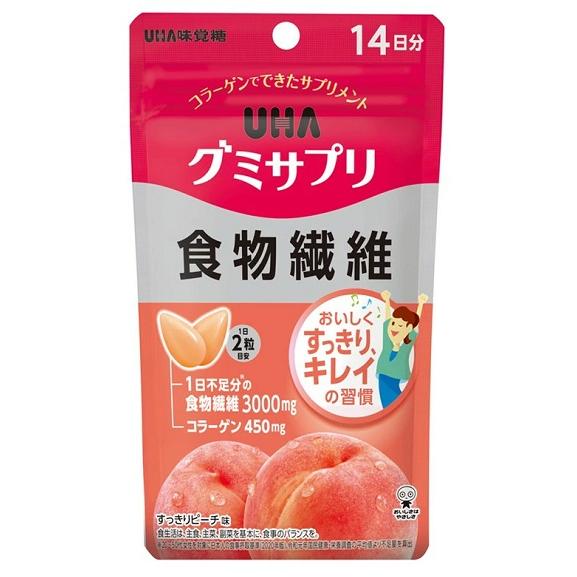 他サイト： 味覚糖 UHA グミサプリ 食物繊維 14日分 返品種別Bの商品画像
