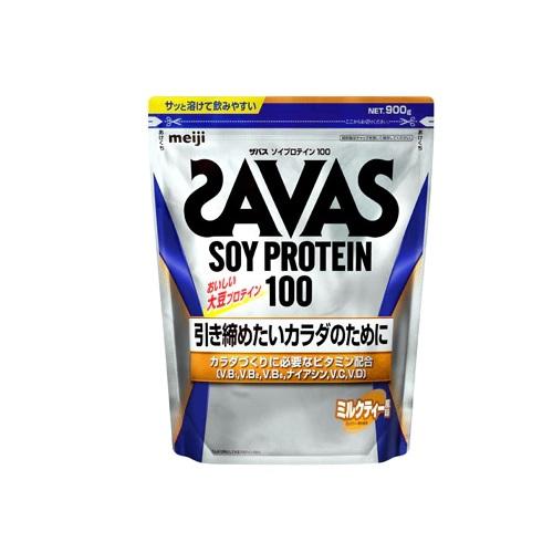 他サイト： 明治 ザバス ソイプロテイン100 ミルクティー風味 900g 返品種別Bの商品画像