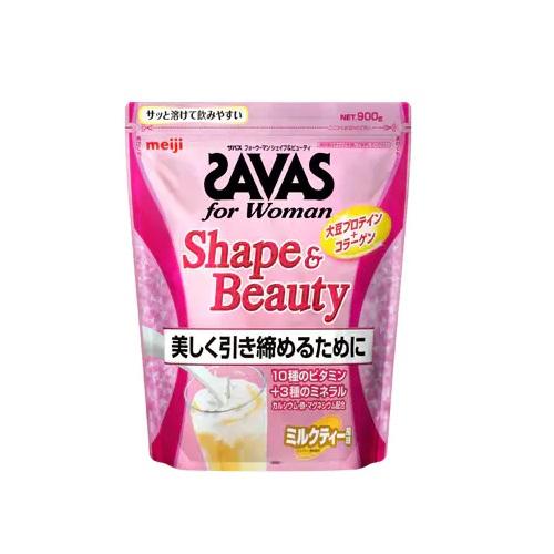 他サイト： 明治 ザバス for Woman シェイプ&ビューティ ミルクティー風味 900g 返品種別Bの商品画像