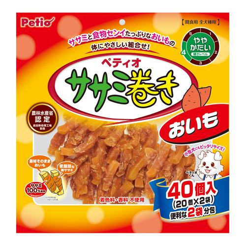 他サイト： ペティオ ペティオ ササミ巻き おいも 40個入 返品種別Bの商品画像