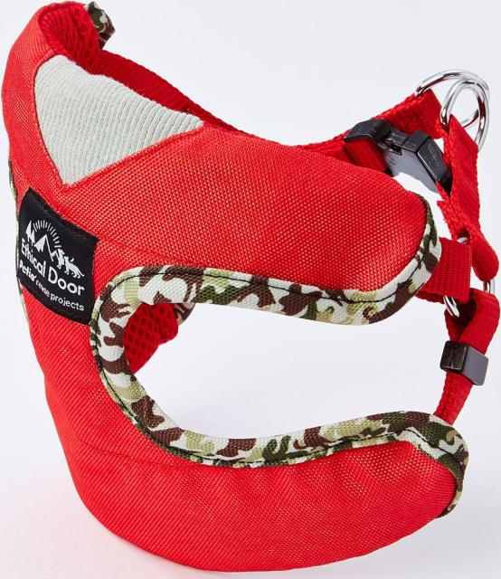 他サイト： ペティオ 犬用胴輪 EthicalDoor 迷彩ベストハーネス M(レッド) 返品種別Bの商品画像
