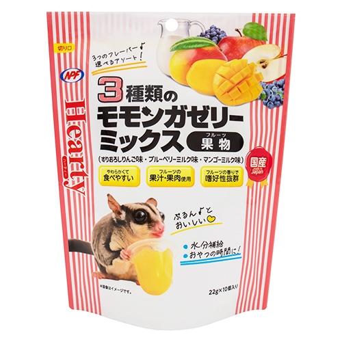 他サイト： ナチュラルペットフーズ ハーティー 3種類のモモンガゼリーミックス 22g×10個 返品種別Bの商品画像