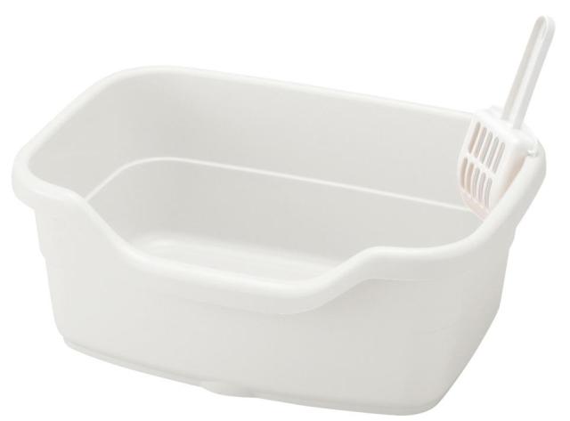 他サイト： リッチェル ラプレ ネコトイレ 深型 40 ホワイト 返品種別Aの商品画像