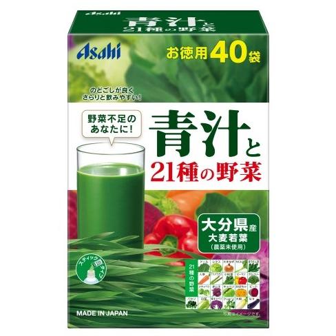 他サイト： アサヒグループ食品 青汁と21種の野菜(3.3g×40袋) 返品種別Bの商品画像