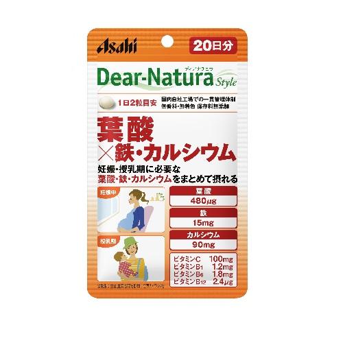 他サイト： アサヒグループ食品 ディアナチュラスタイル 葉酸×鉄・カルシウム 20日分 返品種別Bの商品画像