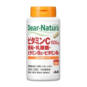 他サイト： アサヒグループ食品 ビタミンC・亜鉛・乳酸菌・ビタミンB2・ビタミンB6(60日分)120粒 ディアナチュラ返品種別Bの商品画像
