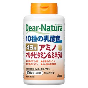 他サイト： アサヒグループ食品 49種アミノマルチビタミン&ミネラル 400粒入り(100日分) ディアナチュラ返品種別Bの商品画像