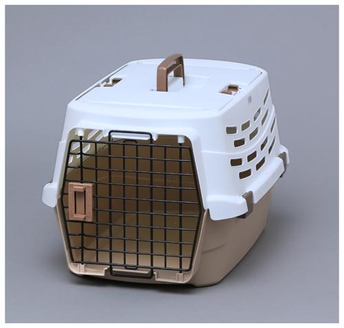 他サイト： アイリスオーヤマ ペットキャリー Mサイズ ホワイト/ベージュ UPC-580-W/BG返品種別Aの商品画像