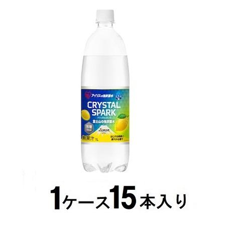 他サイト： アイリスフーズ 富士山の天然水 強炭酸水レモン 1L(1ケース15本入) 返品種別Bの商品画像