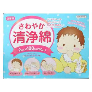 他サイト： オオサキメディカル さわやか清浄綿 100包入 返品種別Aの商品画像