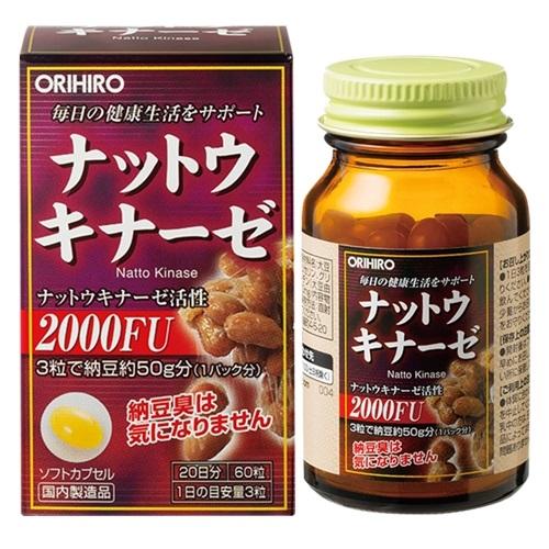 他サイト： オリヒロ ナットウキナーゼ 60粒 返品種別Bの商品画像