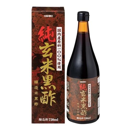 他サイト： オリヒロ 純玄米黒酢 720ml 返品種別Bの商品画像