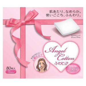 他サイト： コットン・ラボ AngelCotton ふわピュア ソフトリッチコットン 80枚 返品種別Aの商品画像