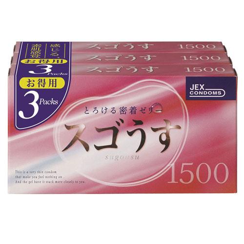 他サイト： ジェクス スゴうす1500 3P 返品種別Bの商品画像