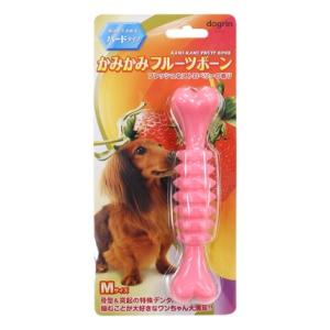 他サイト： スーパーキャット かみかみフルーツボーン ストロベリー M ハードタイプ 返品種別Bの商品画像