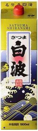 他サイト： 薩摩酒造 さつま白波 紙パック 25度 1800ml【芋焼酎】 返品種別Bの商品画像