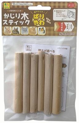 他サイト： 三晃商会 かじり木スティック  ばりやわ(6本入) 返品種別Aの商品画像