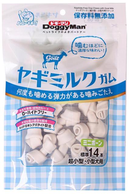 他サイト： ドギーマンハヤシ ヤギミルクガム ミニボーン 140g(標準14本) 返品種別Bの商品画像