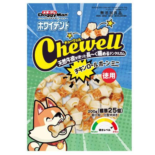他サイト： ドギーマンハヤシ Chewell チキンロールボーンミニ 200g(標準25本) 返品種別Bの商品画像