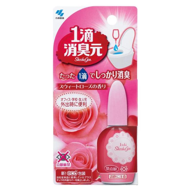 他サイト： 小林製薬 トイレ用消臭・芳香剤 1滴消臭元 スウィートローズの香り 20ml 返品種別Aの商品画像
