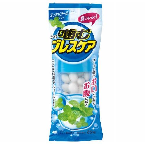 他サイト： 小林製薬 噛むブレスケア スッキリクールミント 25粒 返品種別Aの商品画像