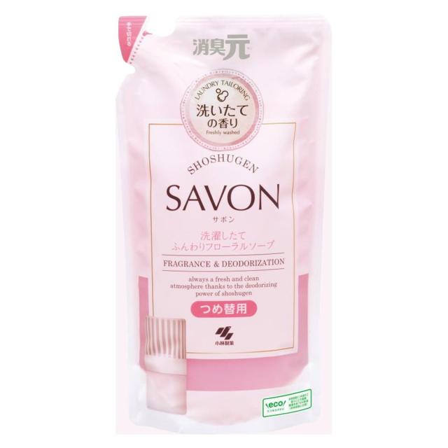 他サイト： 小林製薬 消臭元サボン つめ替用 洗濯したてふんわりフローラルソープ 400ml 返品種別Aの商品画像