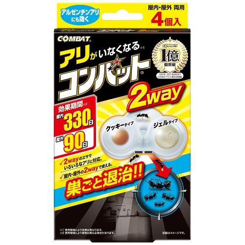 他サイト： キンチョウ アリがいなくなるコンバット 2way 4個入 返品種別Aの商品画像