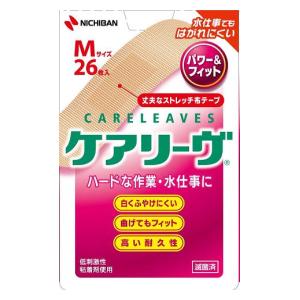 他サイト： ニチバン ケアリーヴ パワー&フィット Mサイズ 26枚 ニチバン ケアリ-ヴ返品種別Aの商品画像