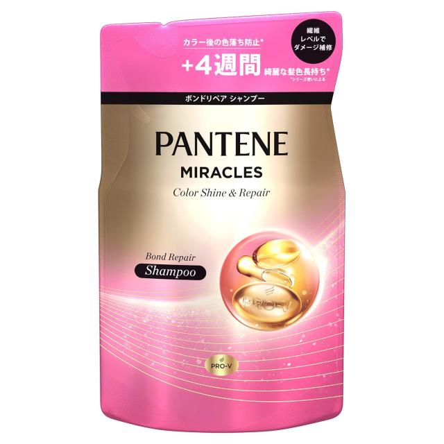 他サイト： P&GJapan パンテーンミラクルズ ボンドリペアシリーズ カラーシャイン&リペア シャンプー 詰替 350g 返品種別Aの商品画像
