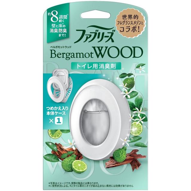 他サイト： P&GJapan ファブリーズW消臭トイレ用消臭剤 ベルガモットウッド 本体 返品種別Aの商品画像