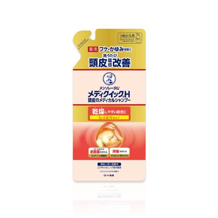 他サイト： ロート製薬 メディクイックH 頭皮のメディカルシャンプー しっとり つめかえ用 280ml 返品種別Aの商品画像