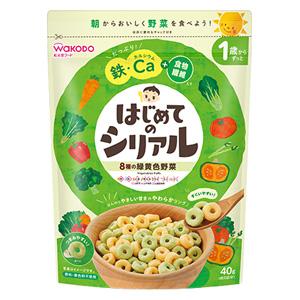 他サイト： アサヒグループ食品 和光堂 はじめてのシリアル 8種の緑黄色野菜 40g (1歳からずっと)返品種別Bの商品画像