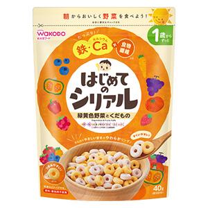 他サイト： アサヒグループ食品 和光堂 はじめてのシリアル 緑黄色野菜とくだもの 40g (1歳からずっと)返品種別Bの商品画像