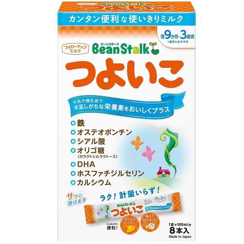 他サイト： 雪印ビーンスターク ビーンスターク つよいこ スティック 14g×8本 返品種別Bの商品画像