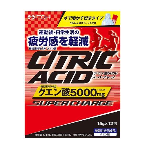他サイト： 井藤漢方製薬 クエン酸5000スーパーチャージ 15g×12包 返品種別Bの商品画像