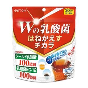 他サイト： 井藤漢方製薬 Wの乳酸菌 はねかえすチカラ 1.5g×20袋入 返品種別Bの商品画像