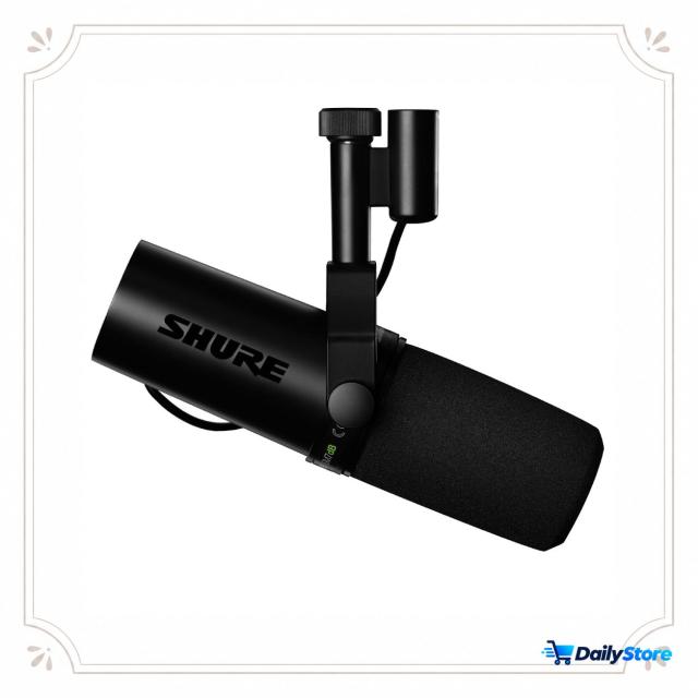 他サイト： 【迅速発送】SHURE プリアンプ搭載 SM7dB : ダイナミックマイク カーディオイド 単一指向性 XLR 有線 ストリーミの商品画像