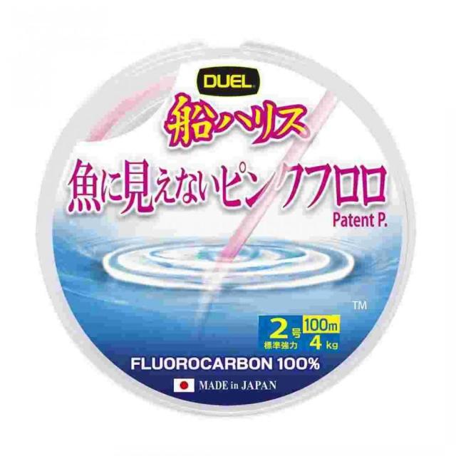 他サイト： DUEL デュエル 魚に見えないピンクフロロ 船ハリス 100m 2号 SP ステルスピンクの商品画像