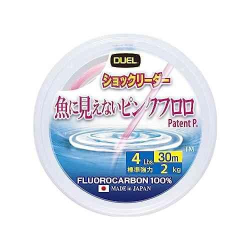 他サイト： DUEL デュエル 魚に見えないピンクフロロ ショックリーダー 30m 4Lbs SP ステルスピンクの商品画像