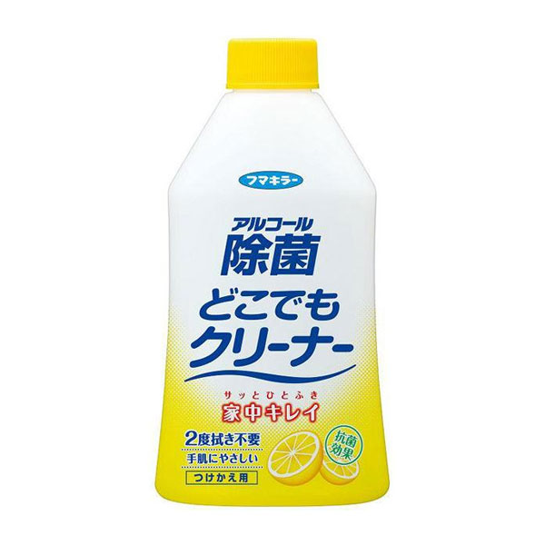 他サイト： フマキラー アルコール除菌どこでもクリーナー つけかえ用 300ml - フマキラー の商品画像
