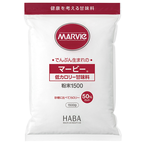 他サイト： マービー 低カロリー甘味料 粉末 1500g - ハーバー研究所 の商品画像