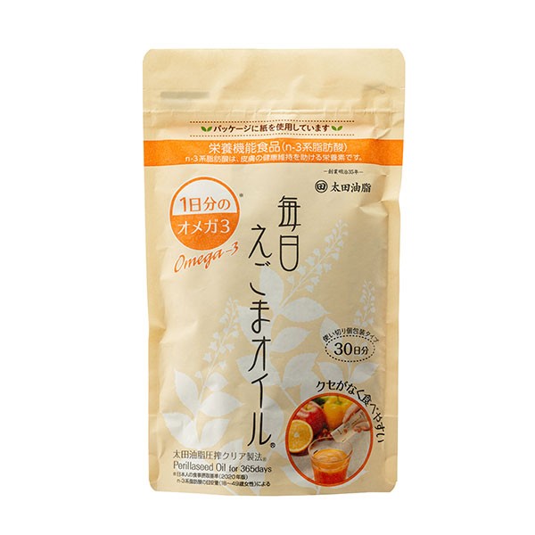 他サイト： 太田油脂 マルタ 毎日えごまオイル スタンドパック 3g×30袋 - 太田油脂 の商品画像