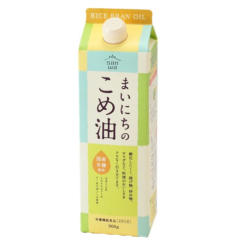 他サイト： 三和油脂 まいにちのこめ油 900g - 三和油脂 の商品画像