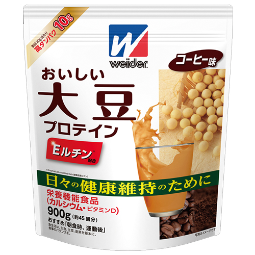 他サイト： ウイダー おいしい大豆プロテイン コーヒー味 840g - 森永製菓 の商品画像