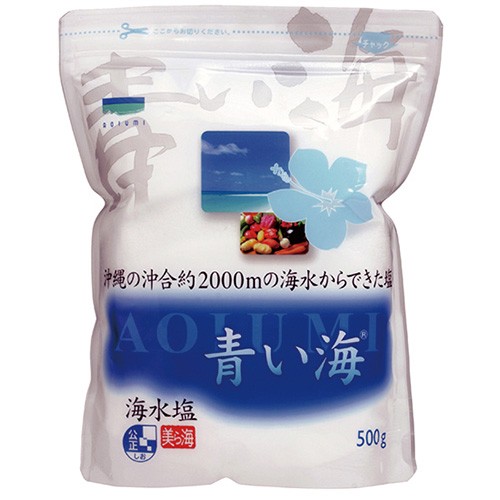 他サイト： 沖縄の海水塩 青い海 500g - 青い海 の商品画像