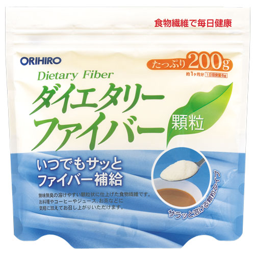 他サイト： ダイエタリーファイバー顆粒 200g - オリヒロ の商品画像