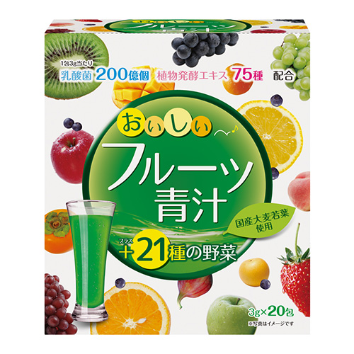 他サイト： おいしいフルーツ青汁 20包 - ユーワ の商品画像