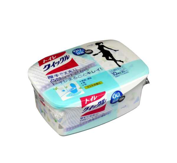 他サイト： トイレ掃除シート トイレクイックル 本体 10枚入の商品画像