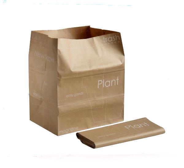 他サイト： 新聞・雑誌整理袋 紙製 21×30×高さ35cm 5枚入の商品画像