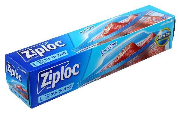 他サイト： ジップロック フリーザーバッグ Lサイズ 12枚入の商品画像